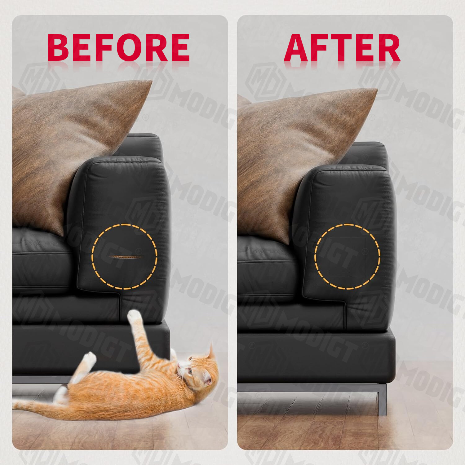 Self-Adhesive Leather Repair Patch Tape For Car Seats Couch Sofa Chair Jacket US