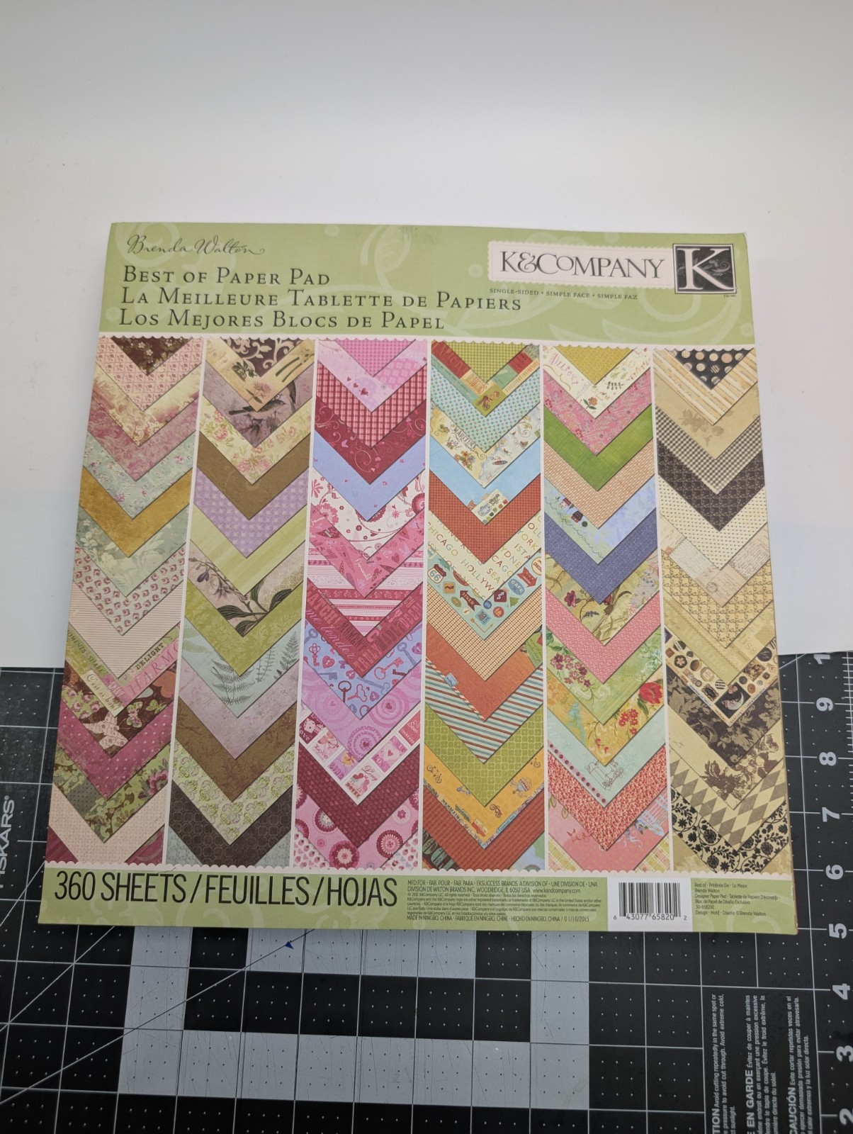 K & Company Brenda Walton 360 sheets Single Sided Designer Paper Pad NEW!