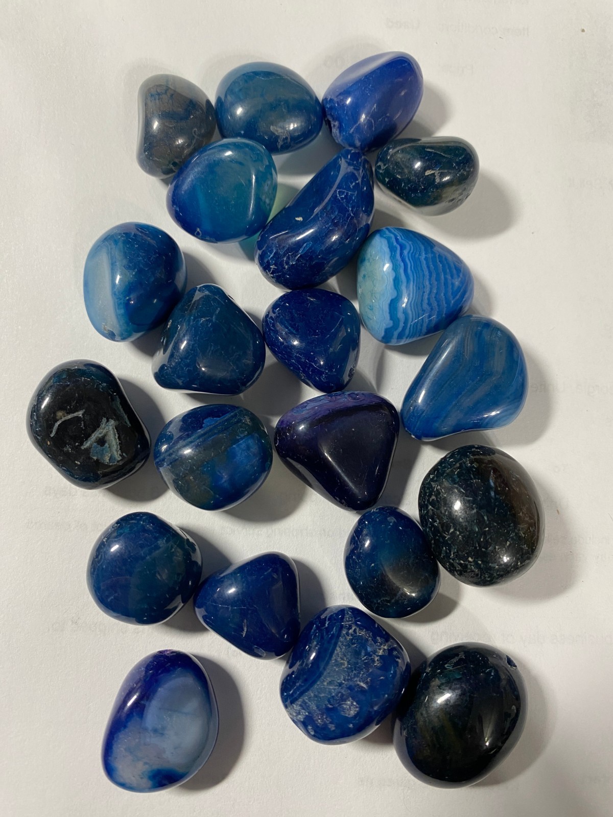 Banded Druzy Blue Agate Beads 10mm to 48mm