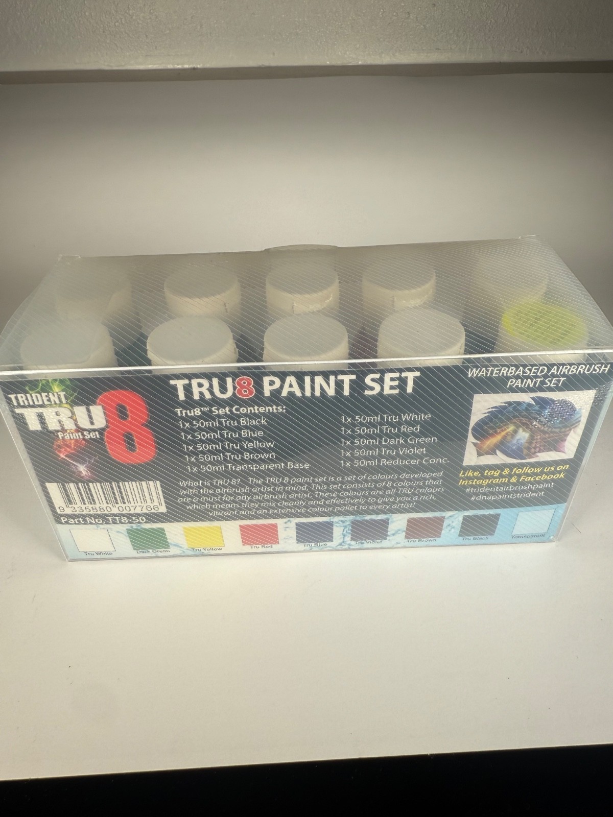 Airbrush paint true eight set of ten 50ml each