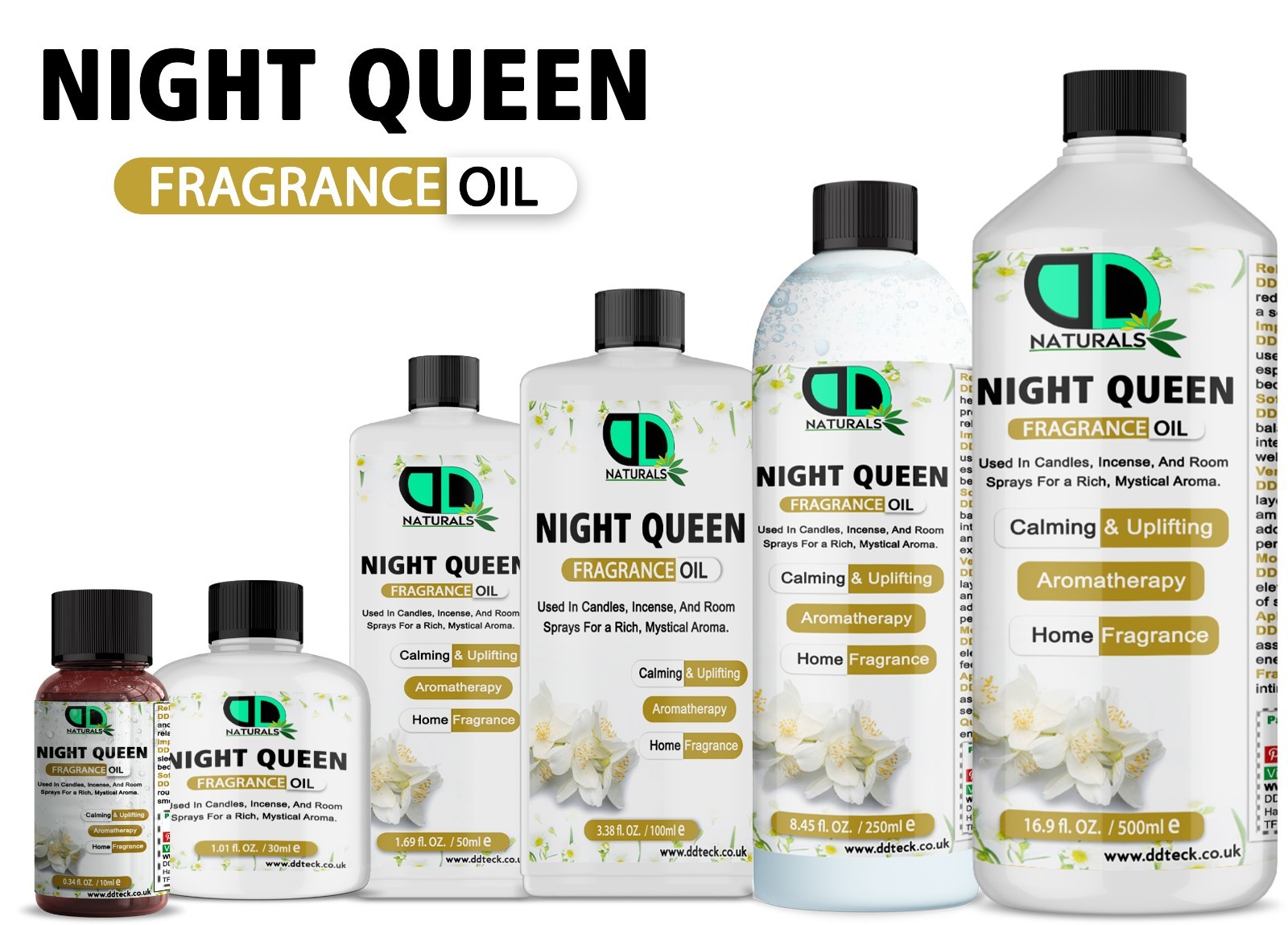 Night Queen Fragrance Oil , Sensual, Floral & Mystical Scent | DIY Candle & Soap