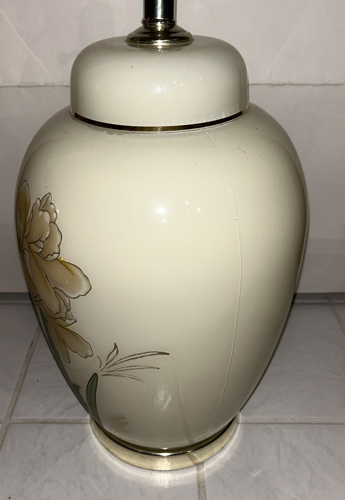 CLEARANCE RARE VTG Mid Century Hand Painted Chinese Table Lamp Esty Price $591