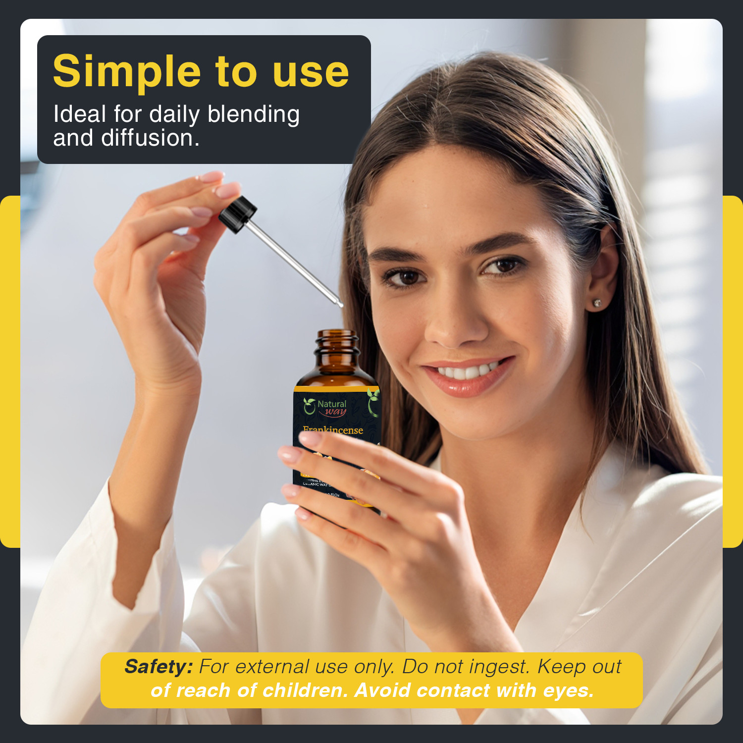 Frankincense Essential Oil | Premium Grade Essential & Massage Oils (4 Fl Oz)