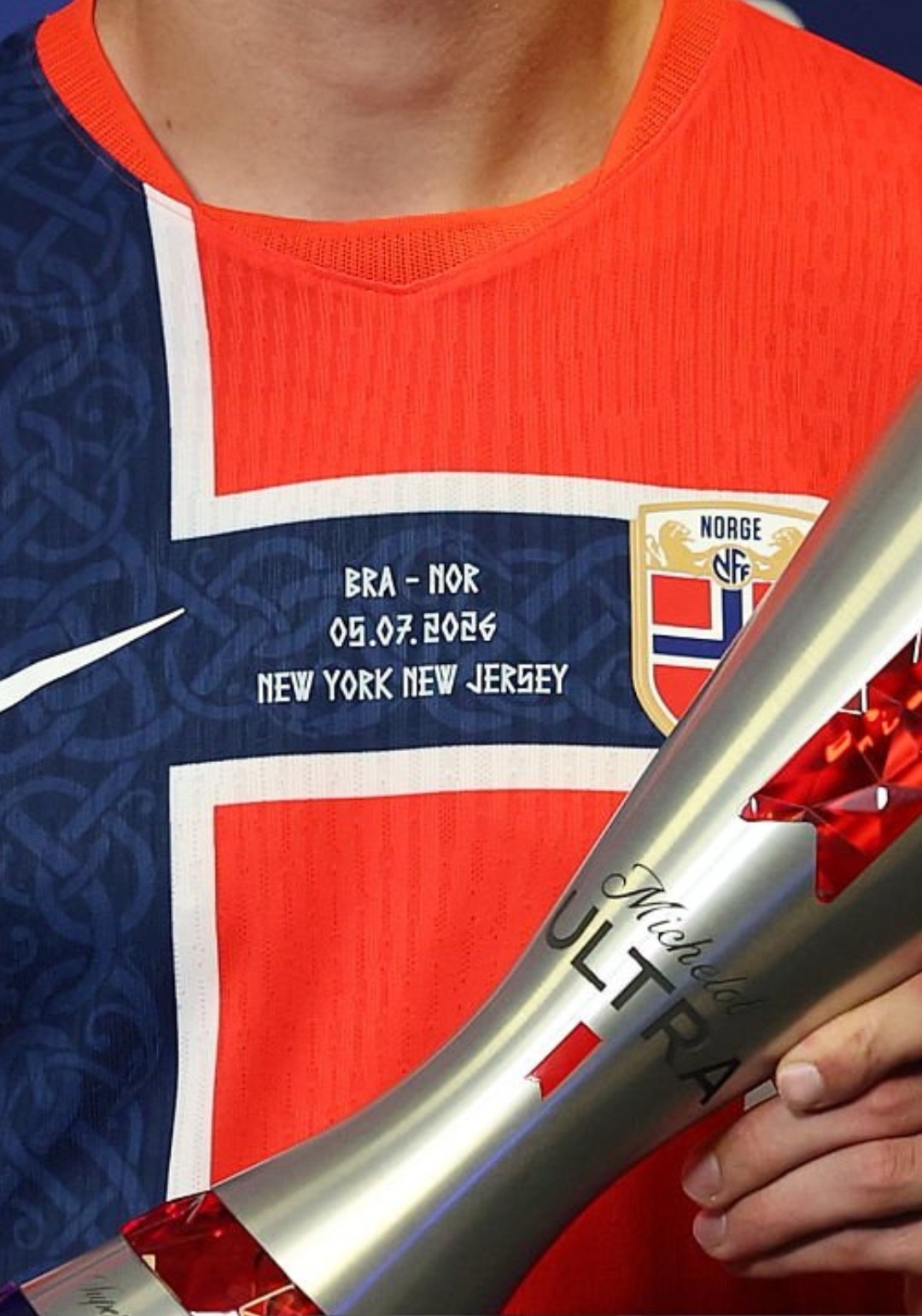Mondial 2026 NORWAY vs BRAZIL Match Details New Jersey Patch Badge