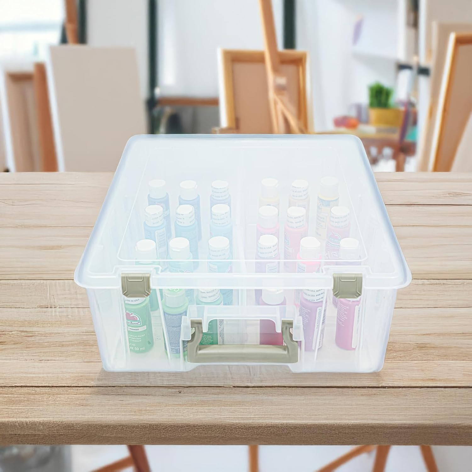 6990SO Super Satchel Double Deep Compartment Box – Art Storage with 8 Removable