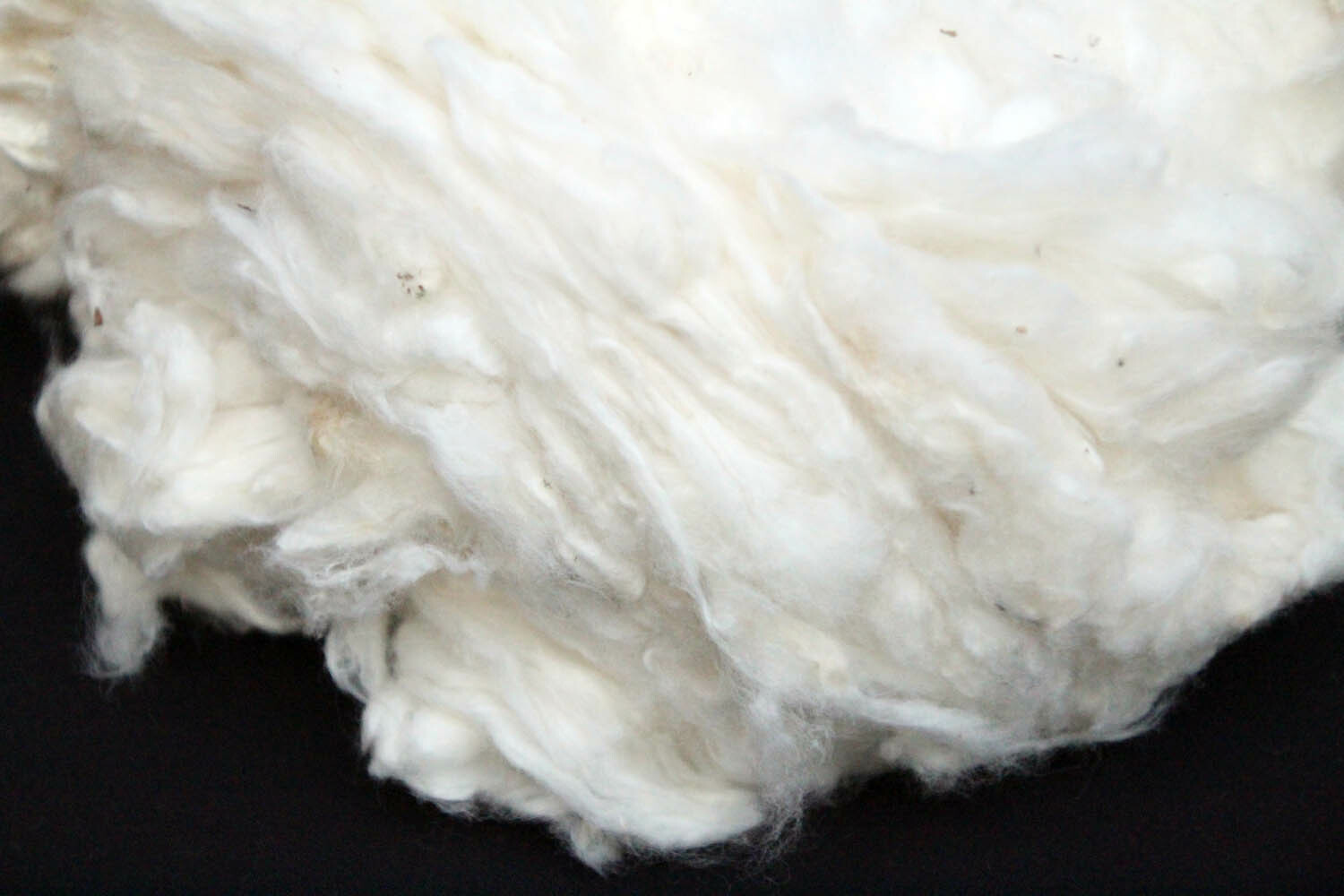 500g Fine quality Pure Cotton Fiber Waste for Spinning Felting.