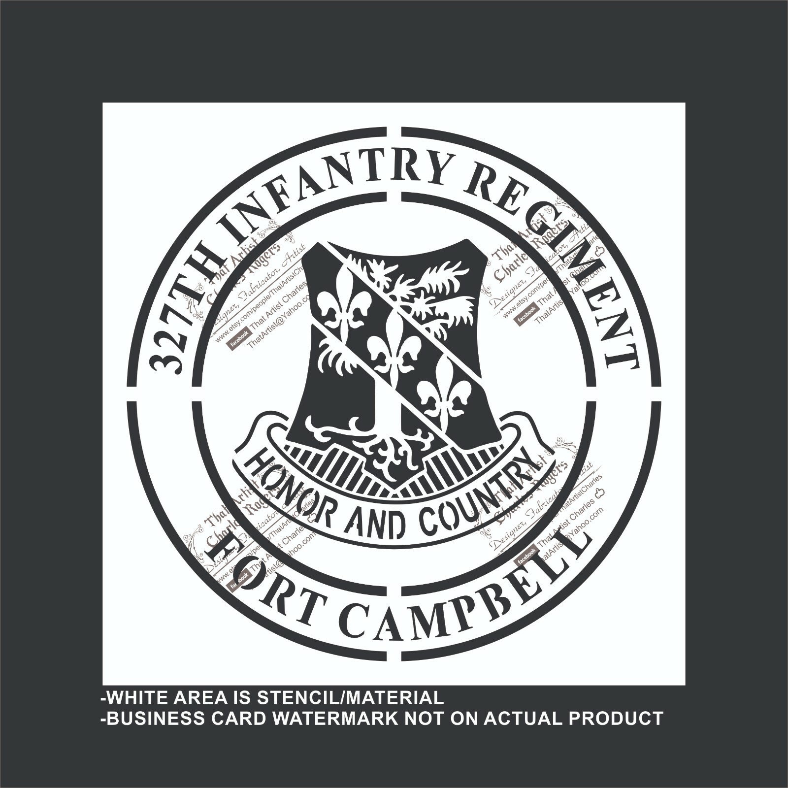 Custom Stencil – Your Logo – Reusable, Flexible Plastic Stencil, Many Sizes