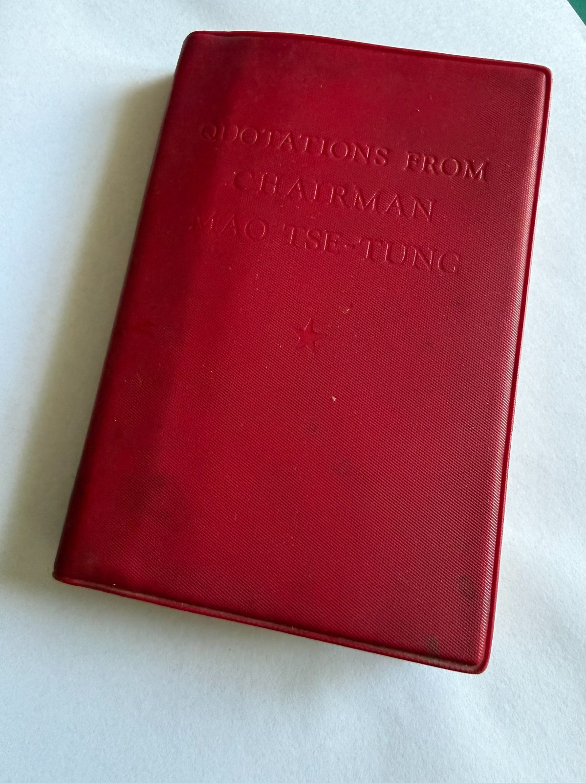 Full Edition Quotations From Chairman Mao Tse-Tung Little Red Old Book English 1