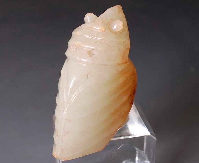 ELEGANT Chinese jade culture BIRD PiXie Pendant!
