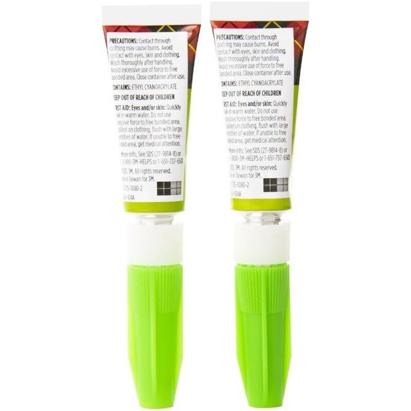 Super Glue Gel 2-Pack Dries Quickly Permanent Hold Wood Metal Plastic Glass New
