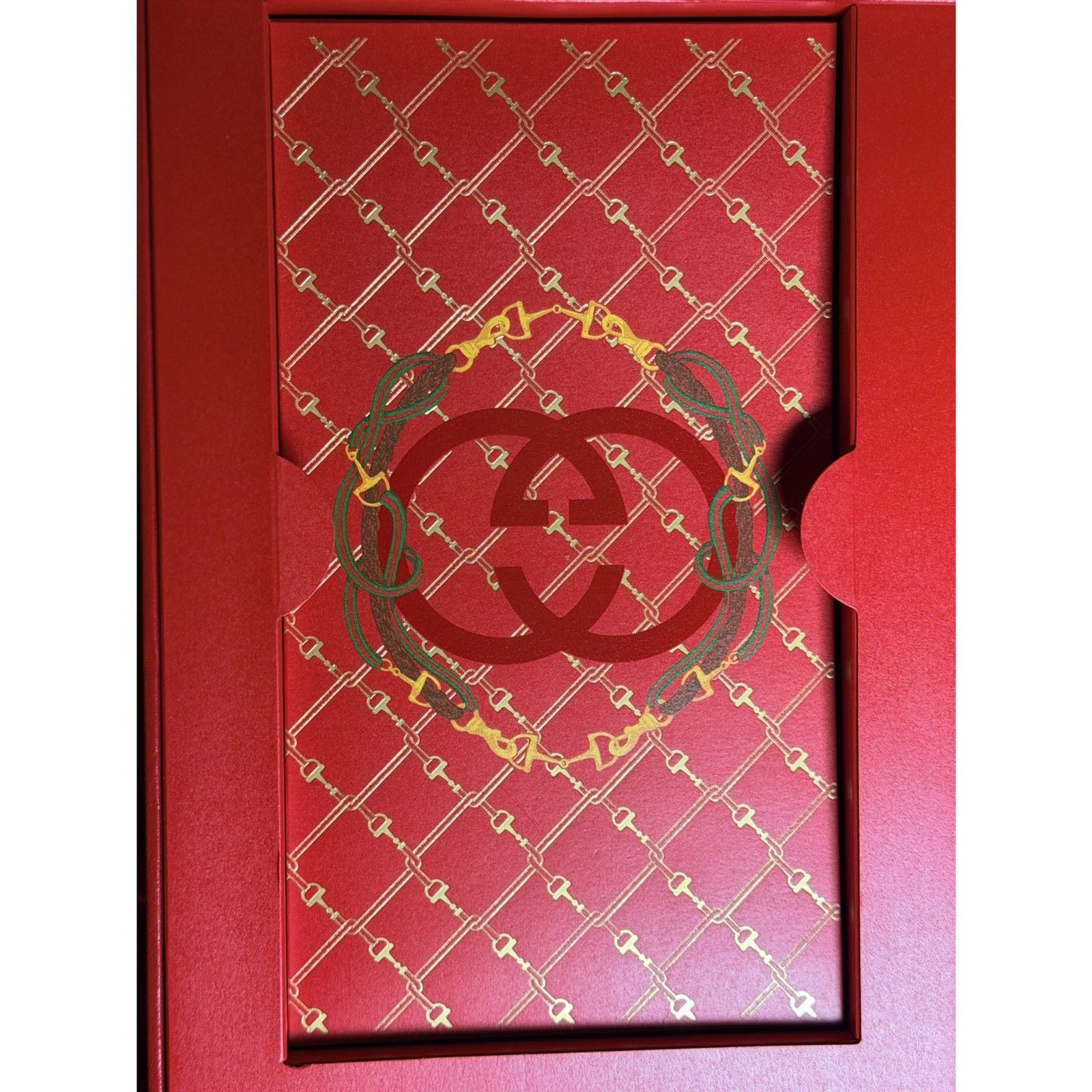 GUCCI – Chinese New Year – Rare Red Envelope and Wax Stamp Set with GG Logo
