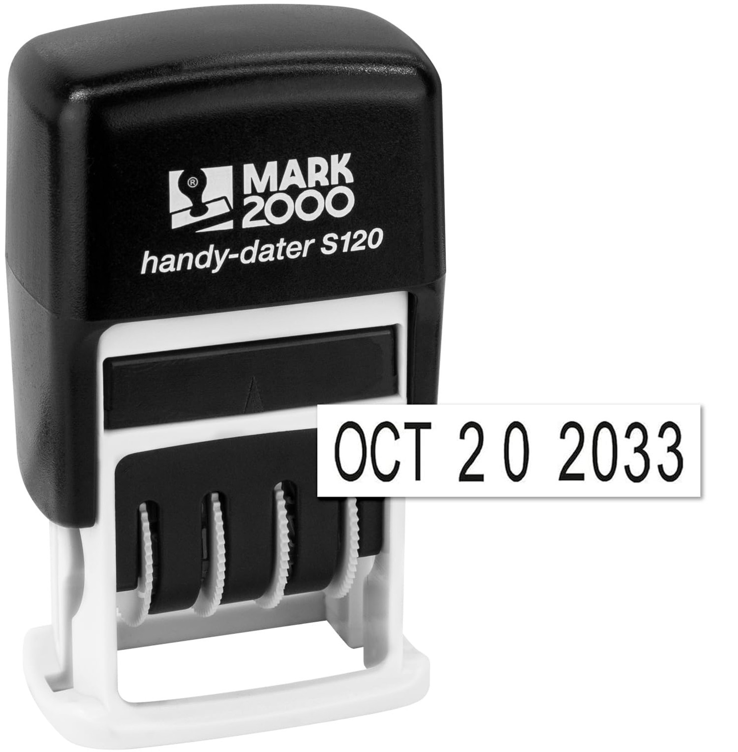 Mark 2000 – S120 Self-Inking Date Stamp – Black Color Single unit
