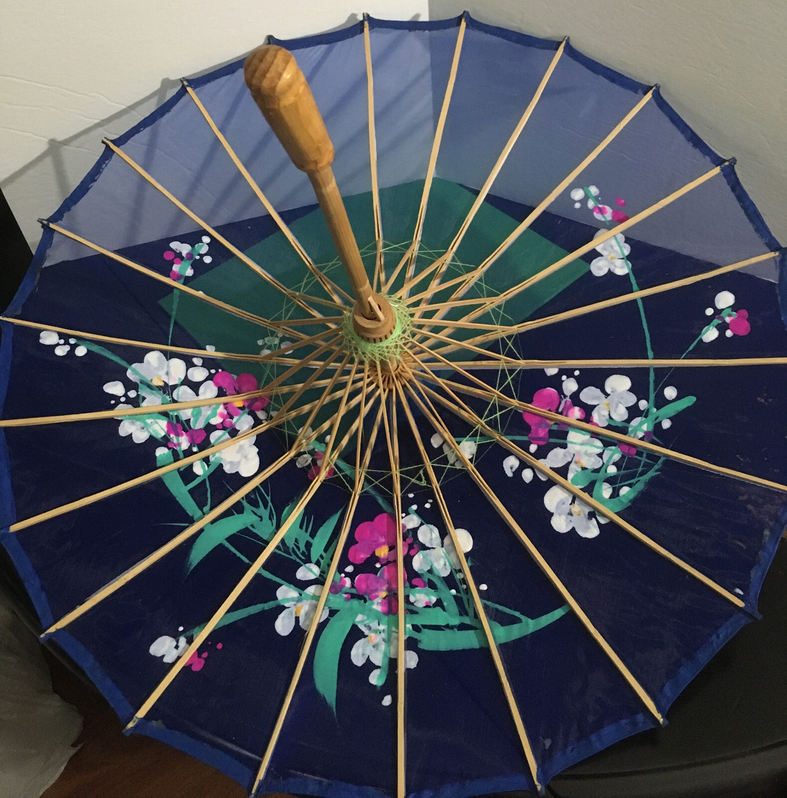 BLUE CHINESE SMALL PARASOL – NEW, NEVER USED