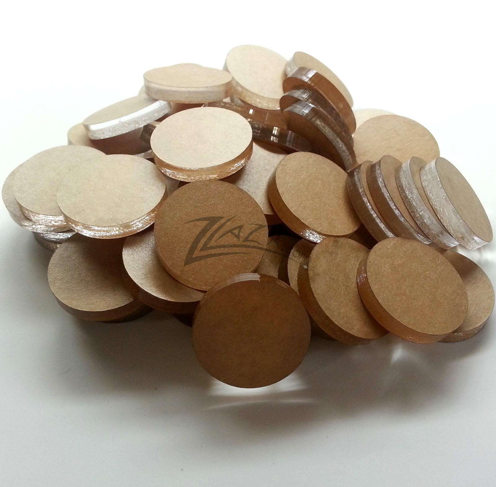 (10) 3/4″x1/4″ Clear Acrylic Circle Polished Edge Disc Craft Plastic Plexiglass