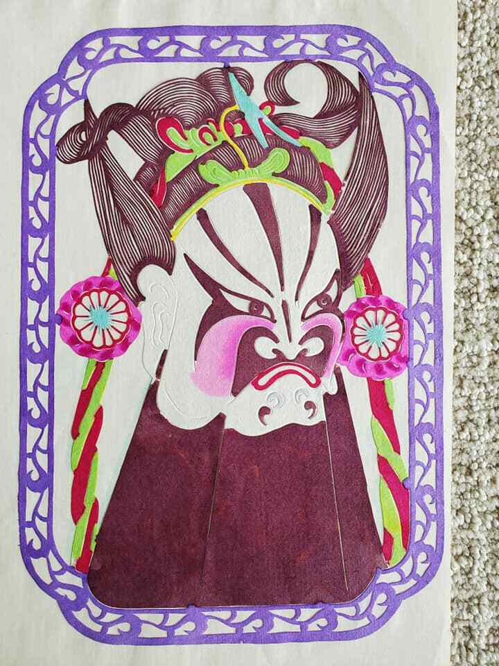 Set of 5 Vintage Chinese Paper Cutouts – 7 X 10 – 1960’s China Art