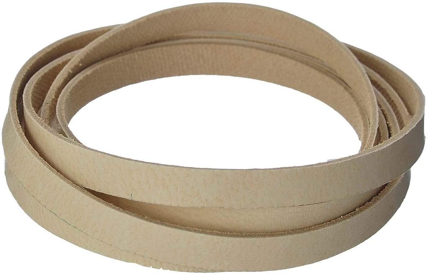 Realeather Crafts Deerskin Lace 1/8″ Inches (3.2mm) X 50′ Feet (15.24m) Spool