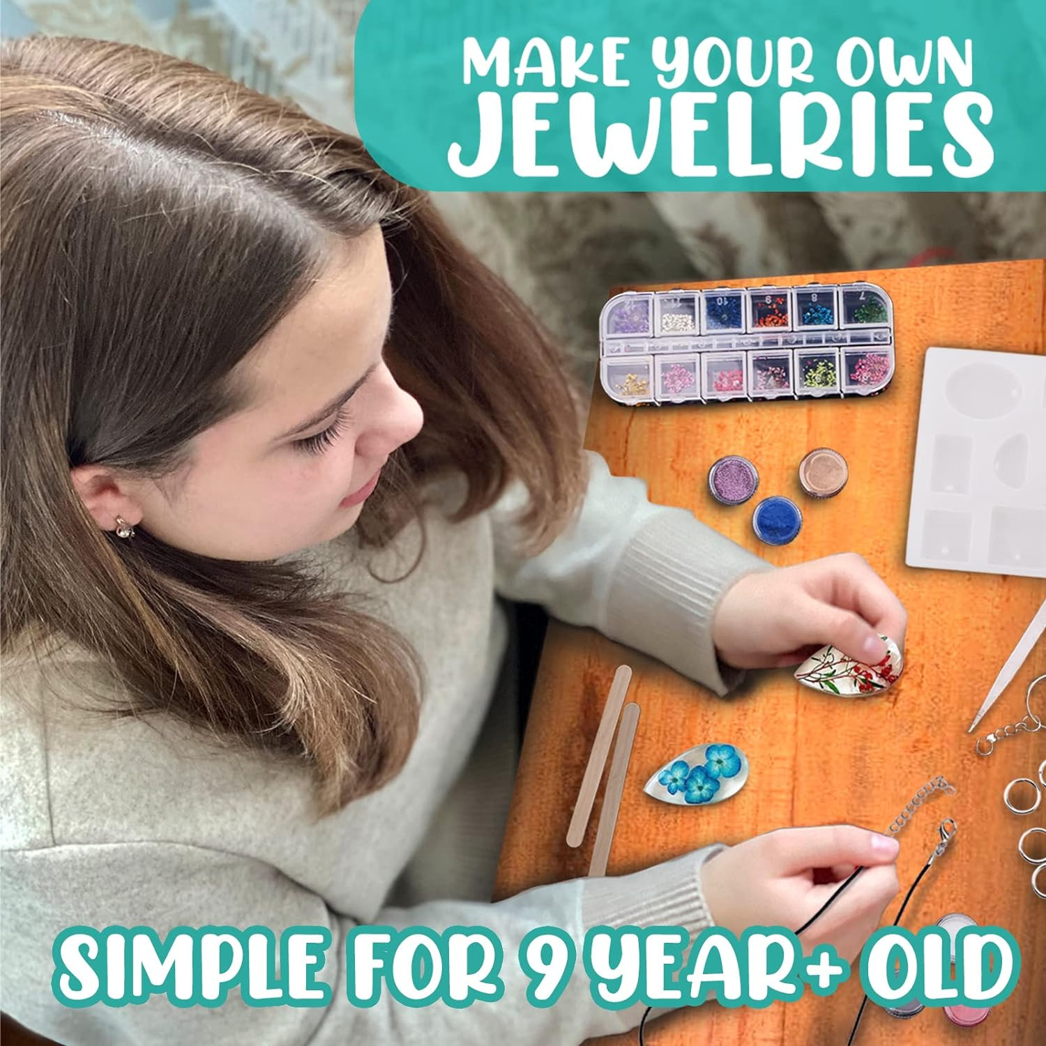 Kit de inicio para hacer joyas King Resin – Resina