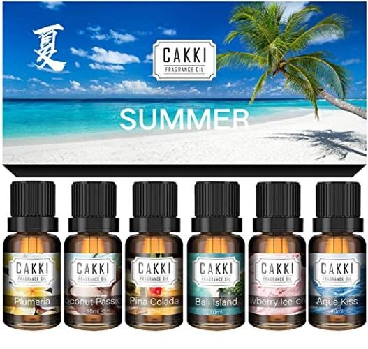 6PK 10ml Essential Oils 100% Pure Natural Therapeutic Grade for Diffuser Burner