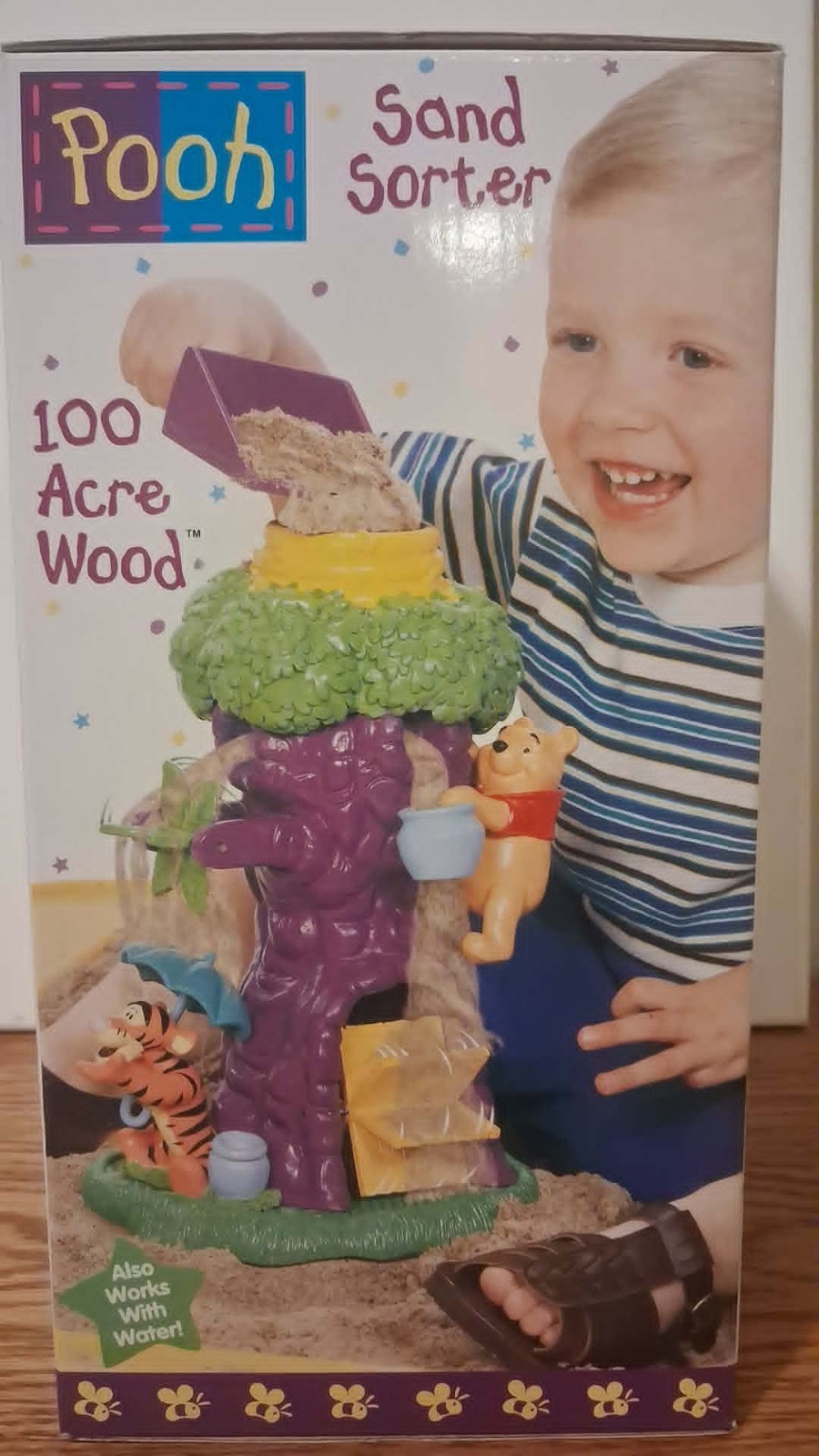 Vintage 1990 Mattel Winnie the Pooh 100 Acre Wood Sand & Water Sorter Toy (NIB)