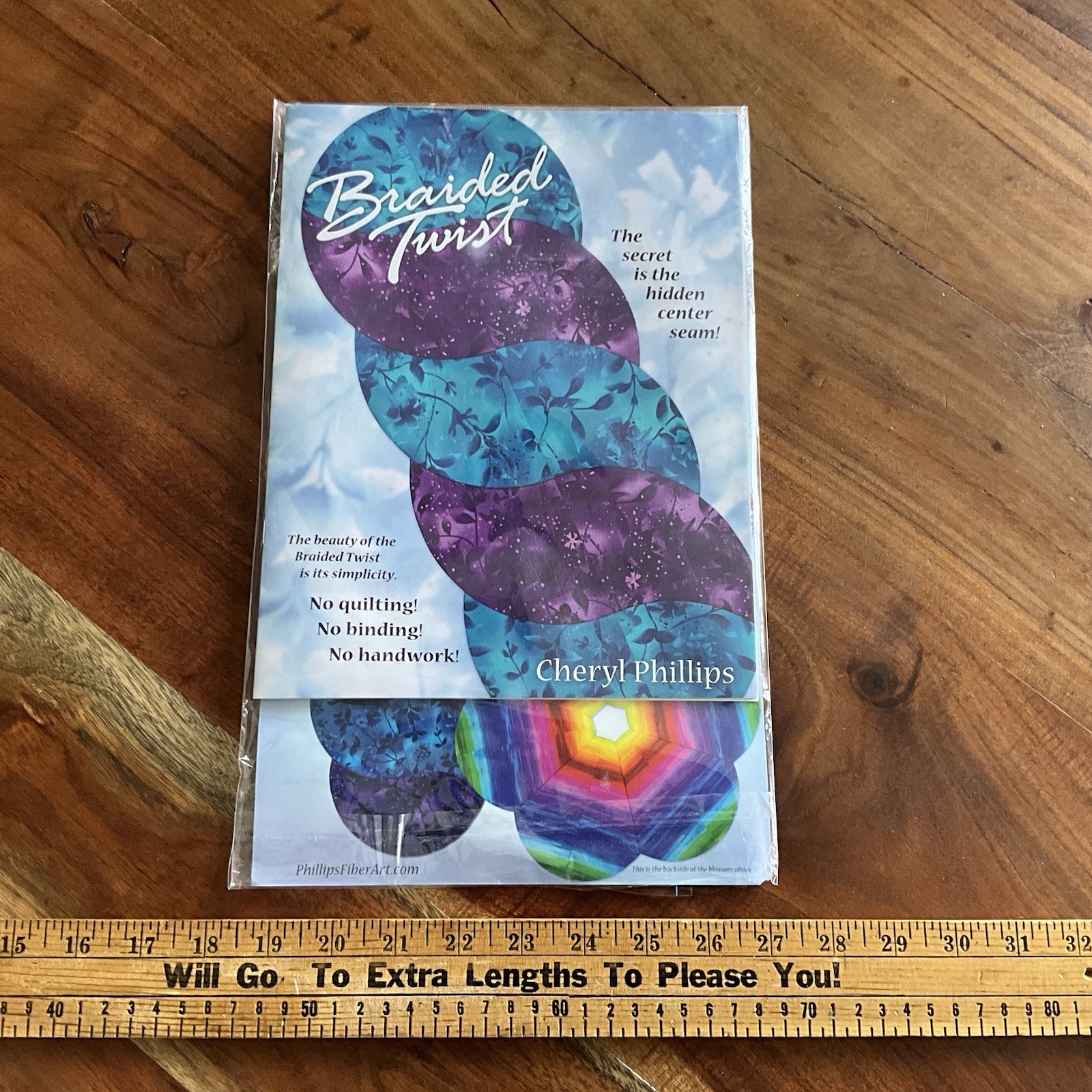 Braided Twist Quilt Book and Tool by Cheryl Phillips of Phillips Fiber Art
