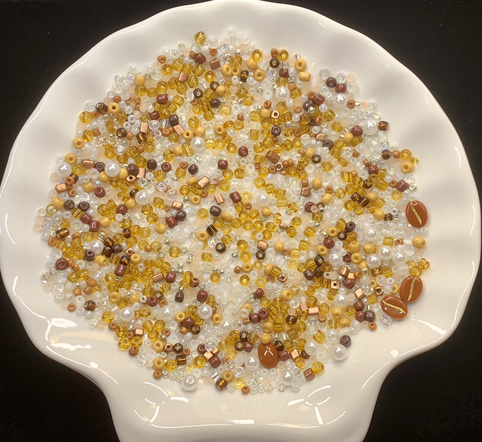 1 LB / 16 Oz/ 454 Grams Unique Mix Color Glass Seed Beads Lot 36 Packages