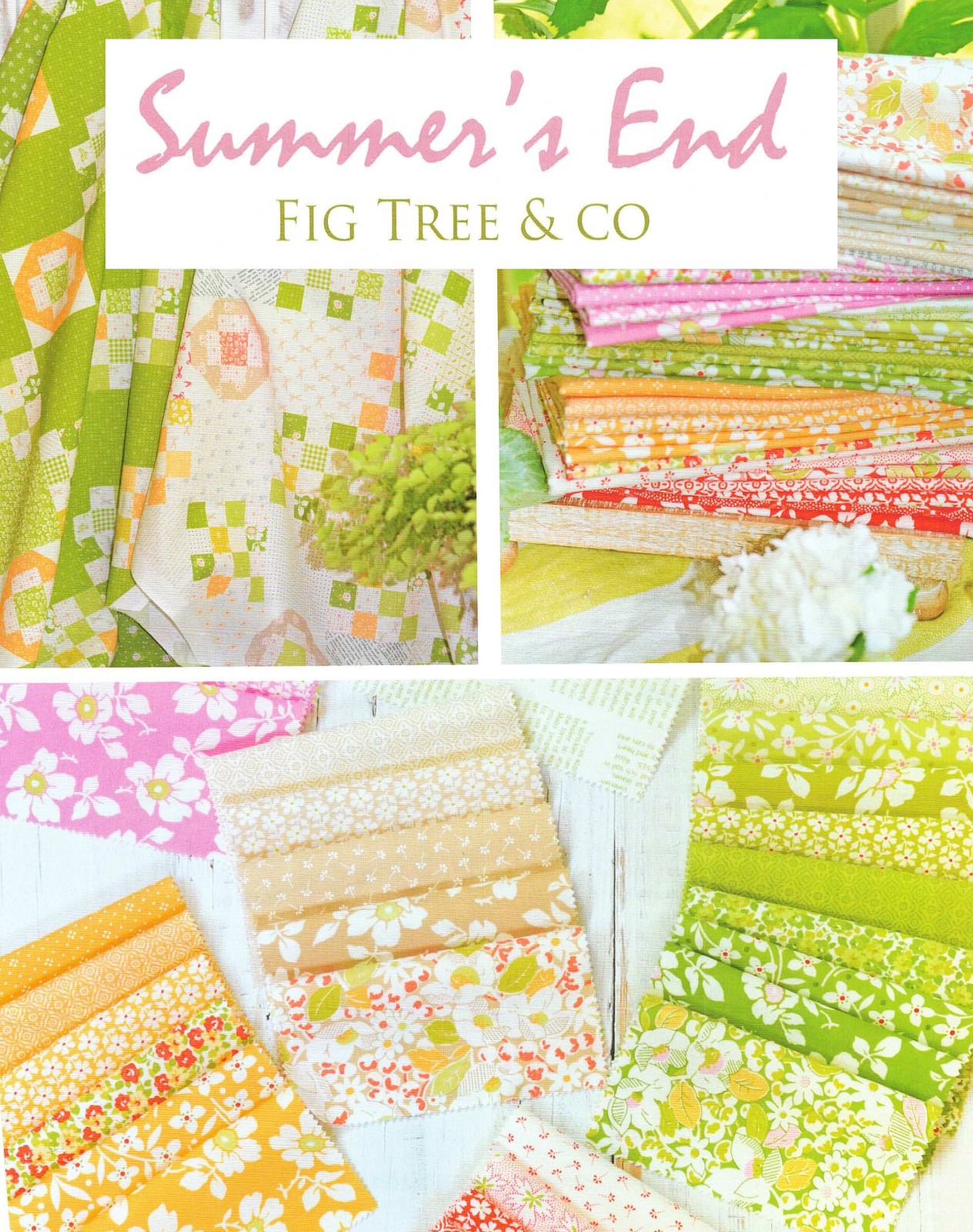Summer’s End Moda Charm Pack, 100% Cotton 5-inch Precut Fabric Squares (42 pcs)