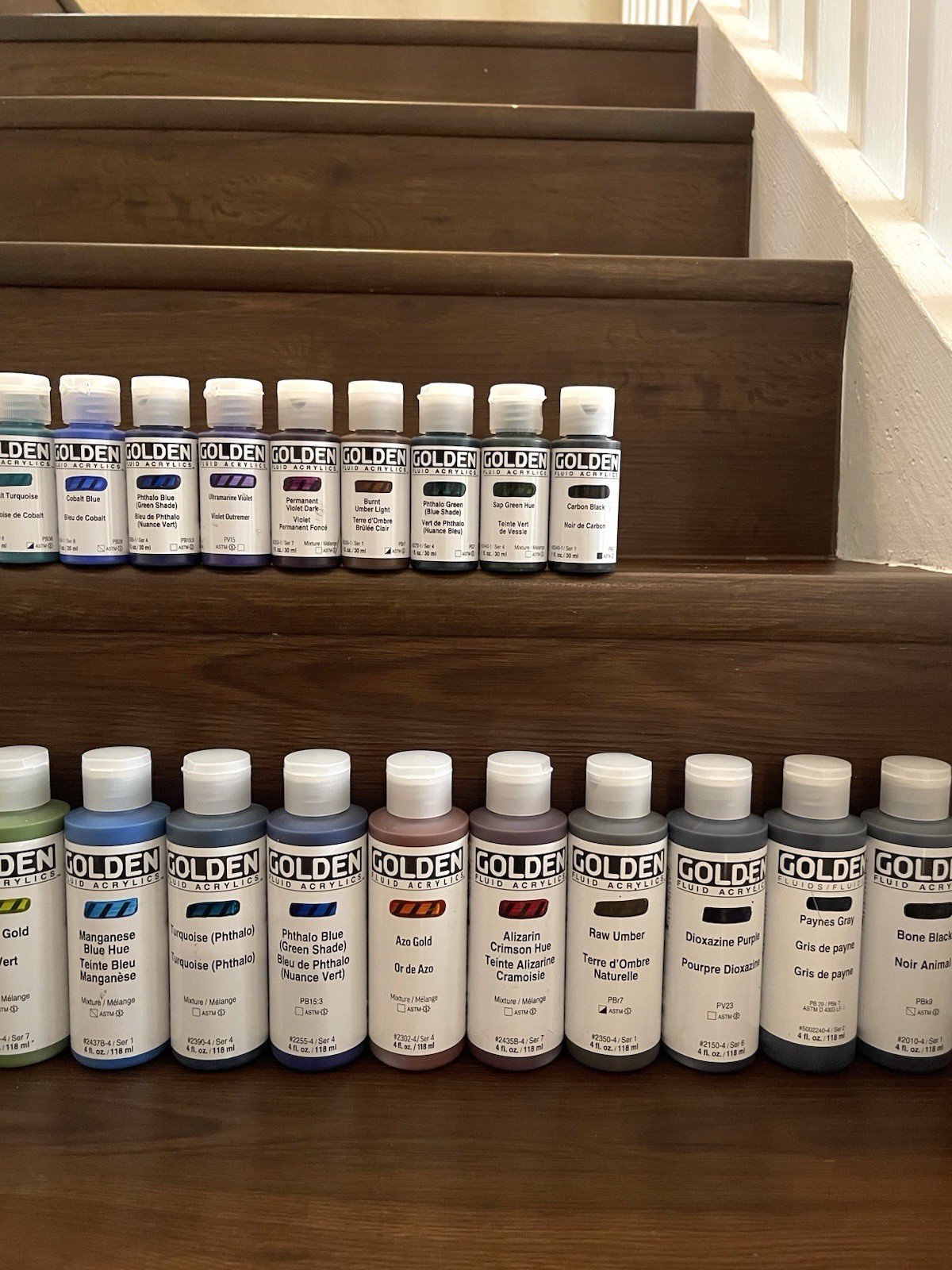 Golden Fluid Acrylics Paint Bundle #7 – Brilliance (36 Bottles)