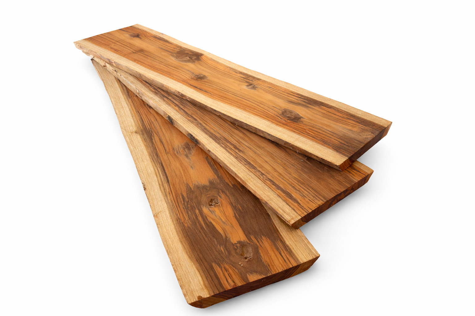 Teak Wood Live Edge Slabs – 1.25″ X 11″ x 48″ – DIY project – Shelves