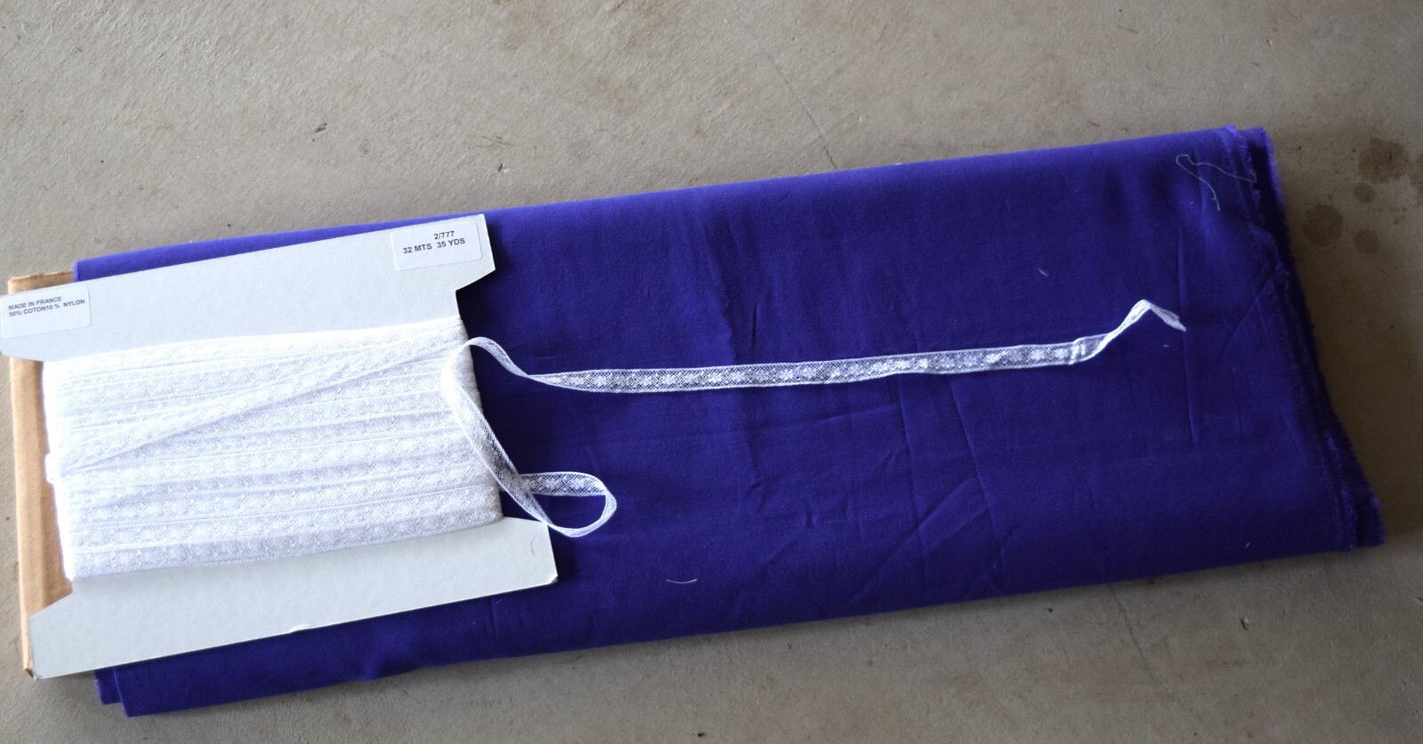 Heirloom white lace insertion new off bolt