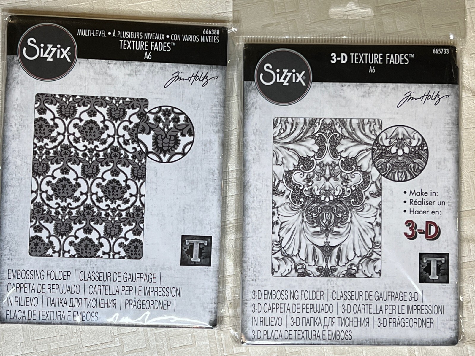 TIM HOLTZ Sizzix Colorize Thinlits Dies – plus more not shown, see listing.