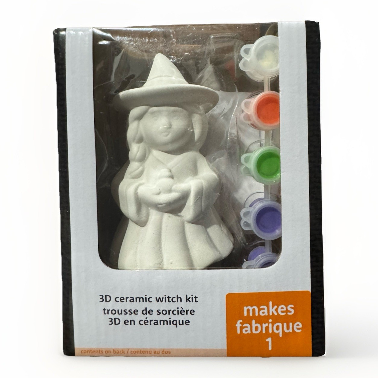 Creatology 3D Ceramic Kit -Witch- Paint Included – Halloween