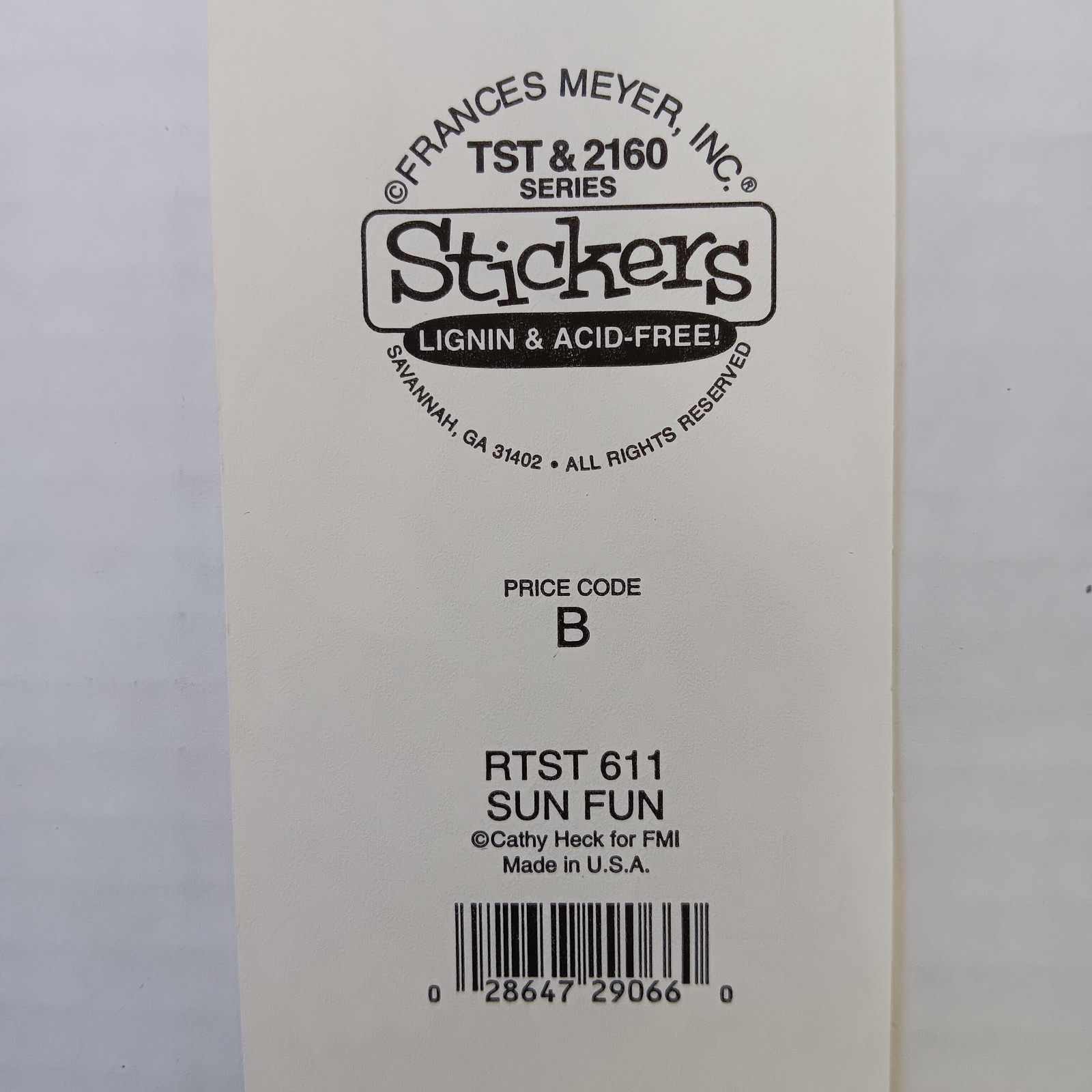Frances Meyer Sun Fun Stickers – 2 Strips – RTST 611