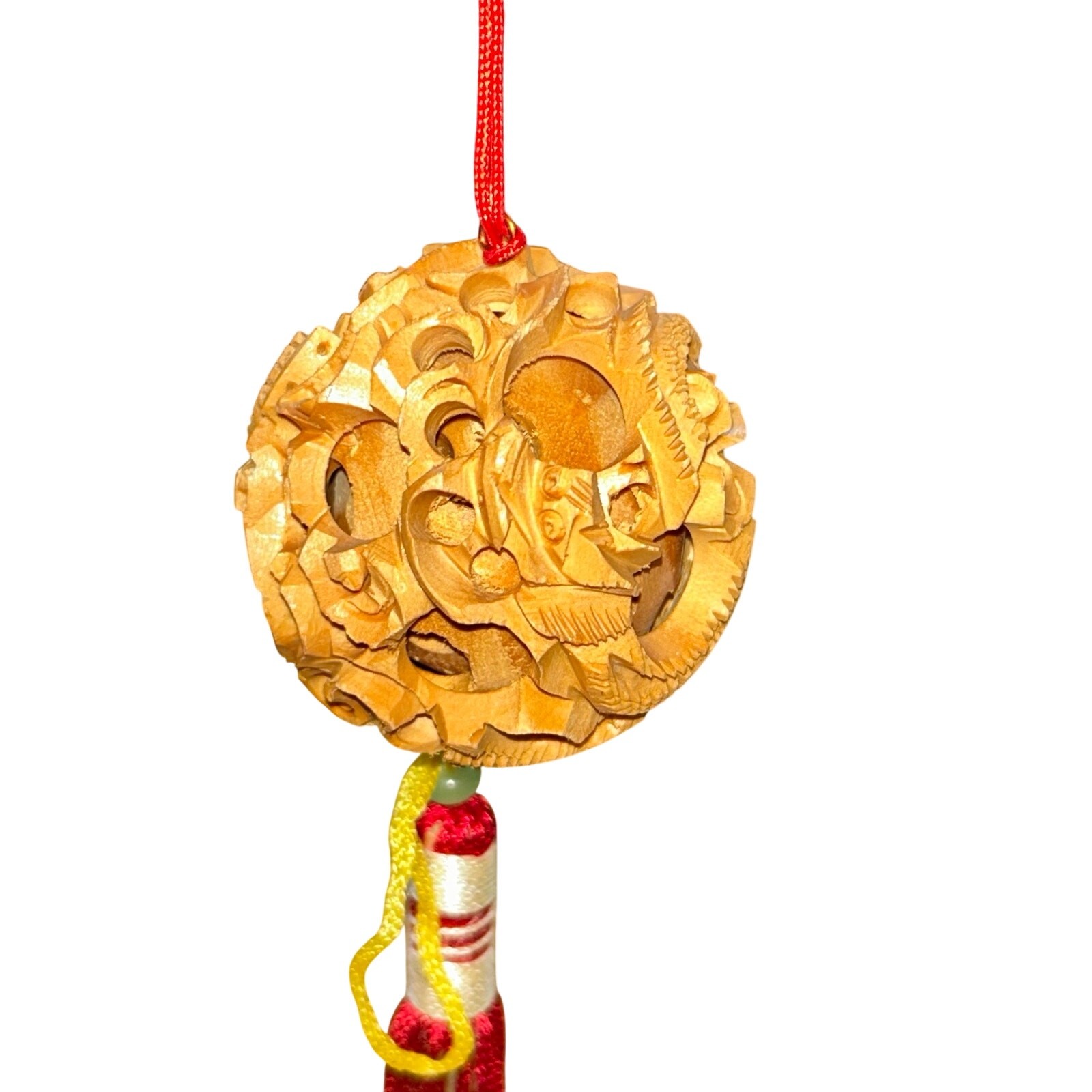 Vintage Chinese Devil’s Work Puzzle Ball Multi-Sphere Carving ornament