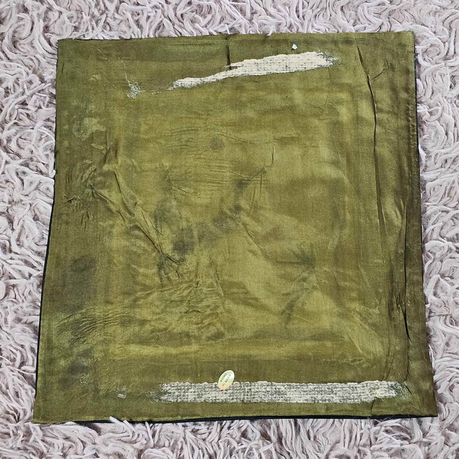 Vintage Chinese Hand Embroidered Silk Panels Decor