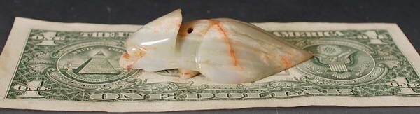 ELEGANT Chinese jade culture BIRD PiXie Pendant!