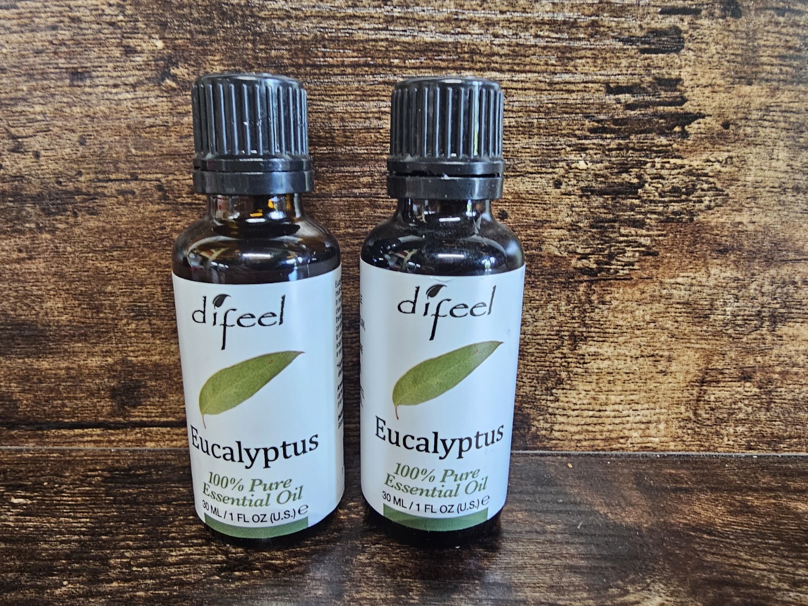 Difeel Essential Oil 100% Pure Eucalyptus Oil 1 oz. Lot Of 2