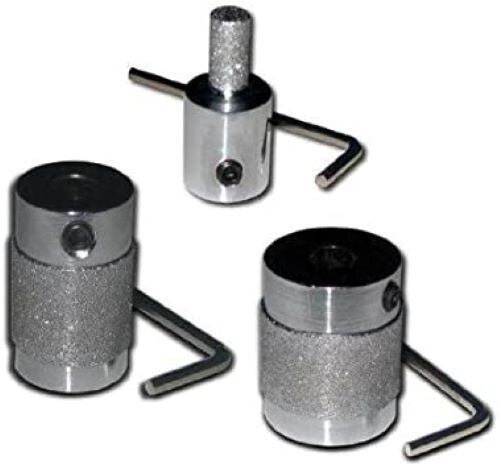 STAINED GLASS DIAMOND GRINDER BIT HEAD 3 SIZES (1″, 3/4″ 1/4″) UNIVERSAL FIT