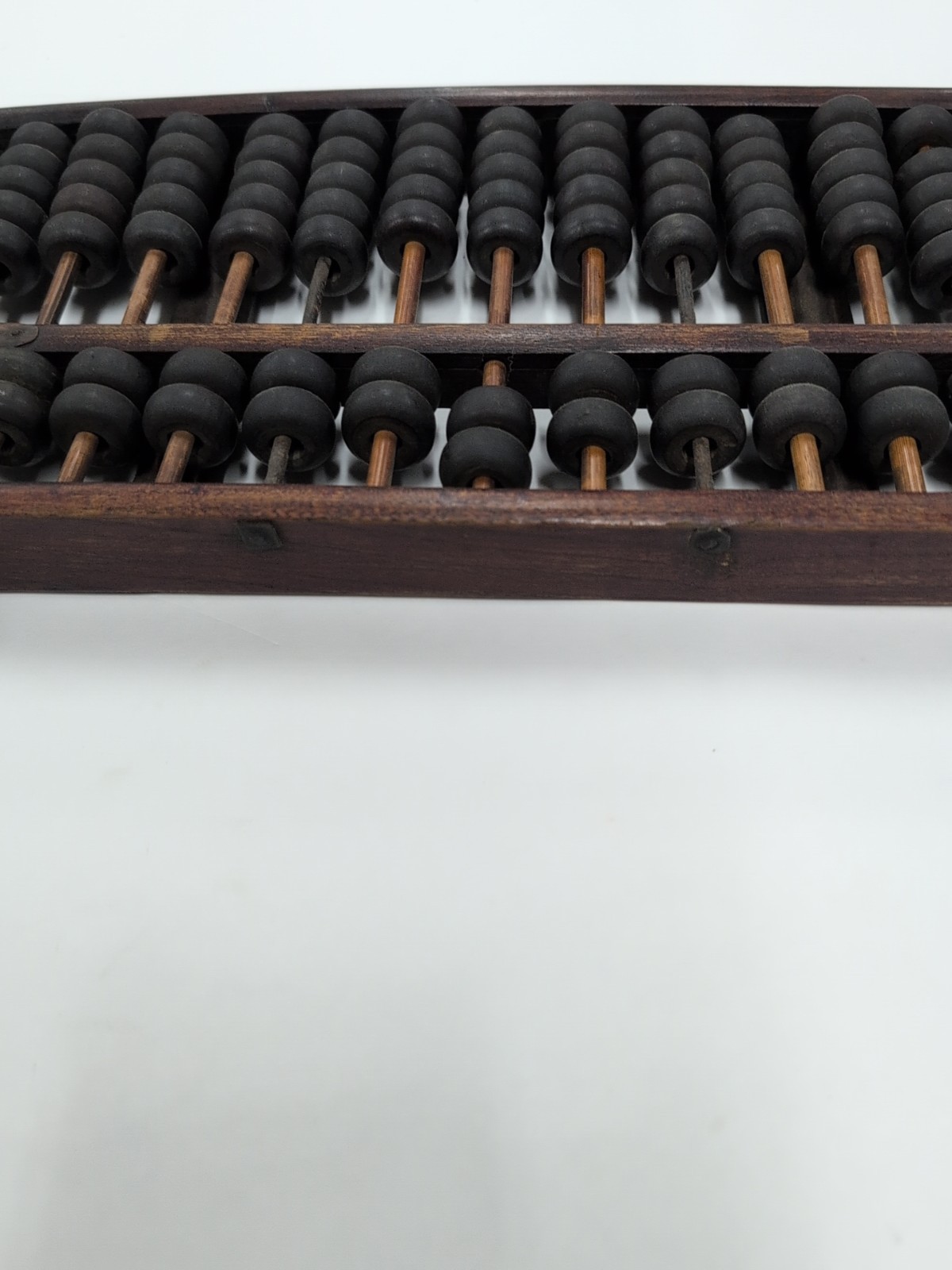 Vintage Antique Chinese Abacus, Made Of Solid Hardwood