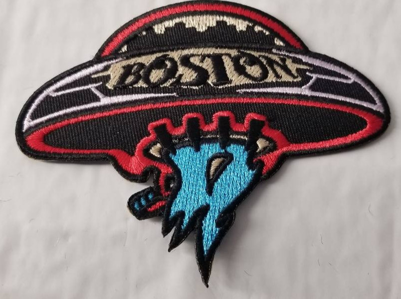Boston Embroidered Rock Band Patch Iron On Sew On Classic Rock