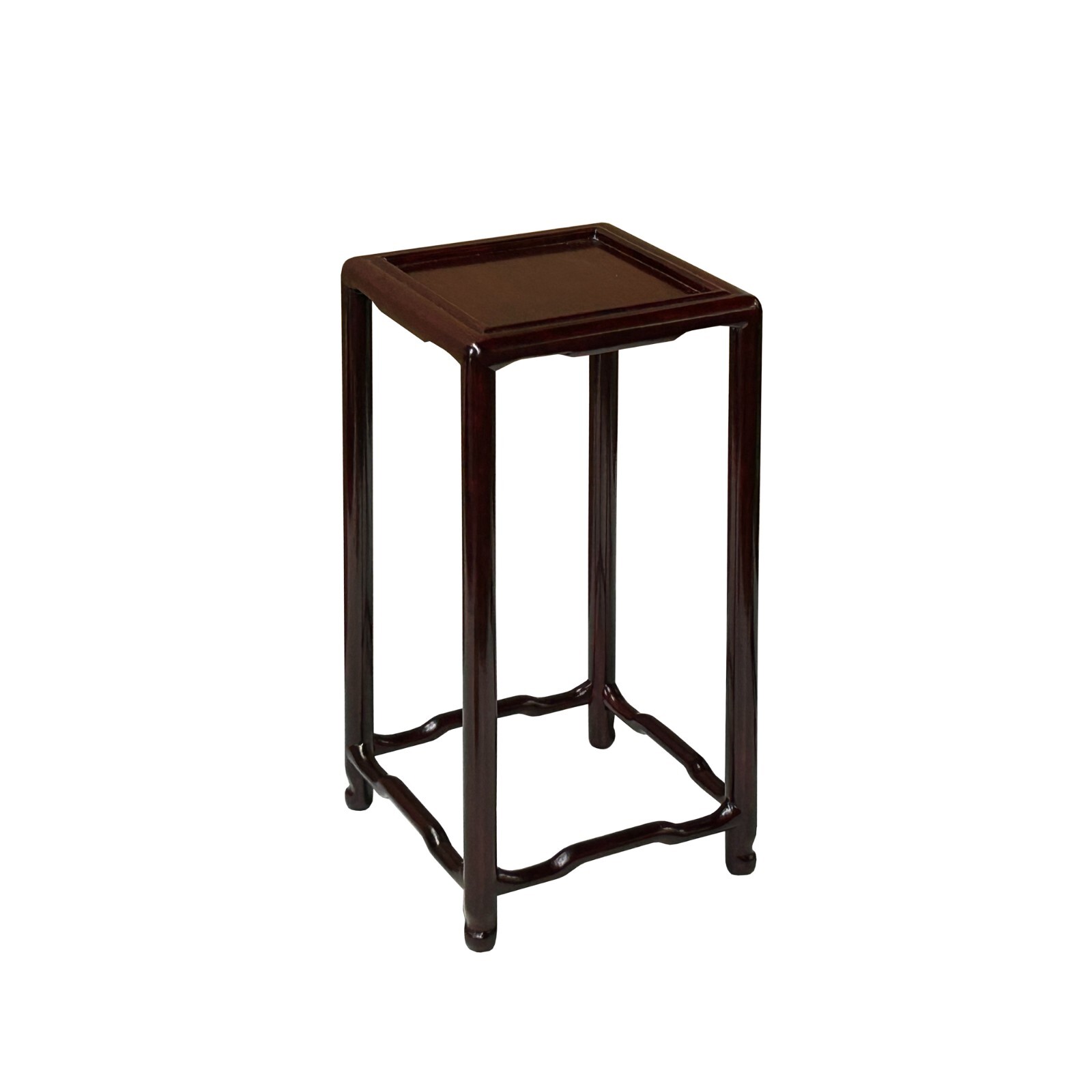 3.25″ Reddish Brown Square Slim Legs Tall Wood Display Stand Easel ws4288C