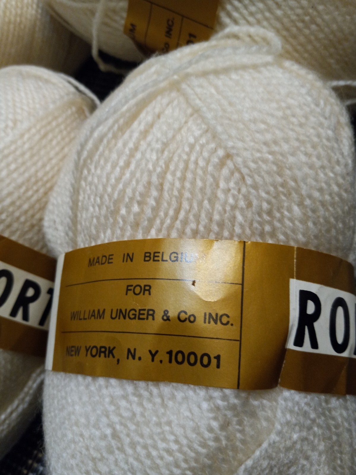 5 Skeins ROLY SPORT Acrylic Yarn #4578 Ivory 2.9 oz