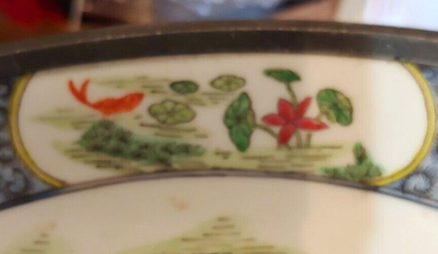 Vintage to Antique Canton ware HongKong/Japan AshTray Free Shipping