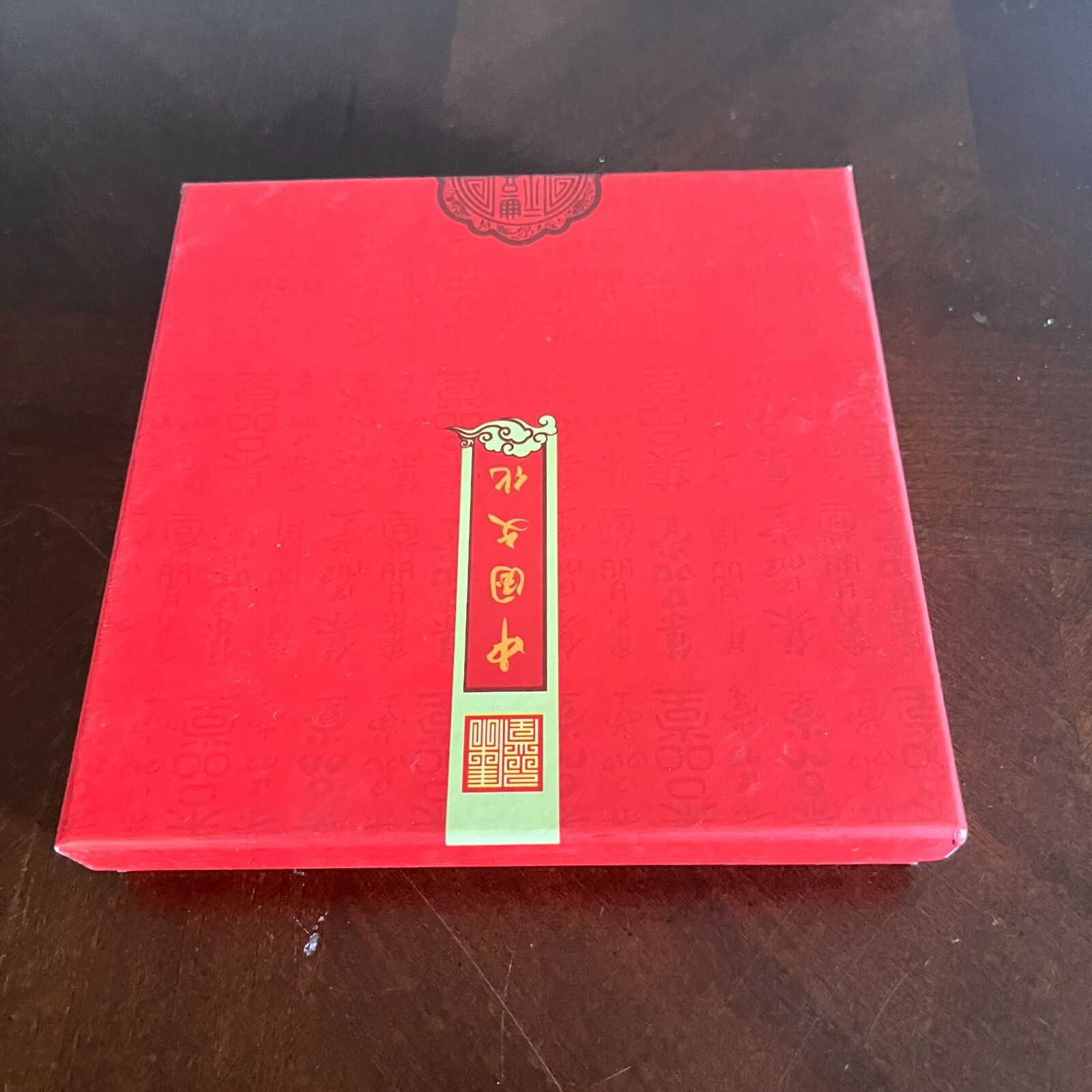 Chinese Peking Opera Mask 2 Bookmark Set Gold Metal & Enamel