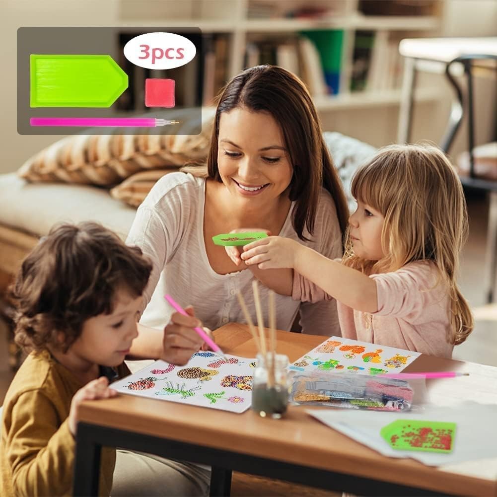 Engaging DIY Animal Diamond Art Kits for Kids 6-12 – Perfect Gift Idea