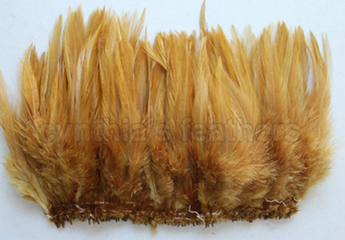 100+ (9g, 0.32Oz) Ginger 5-7″ saddle COQUE rooster Feathers for crafting etc.
