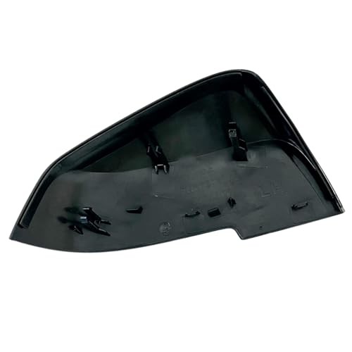CAMIL Glossy Black Side Mirror Cover, Rearview Wing Mirror Cap Left Driver Side