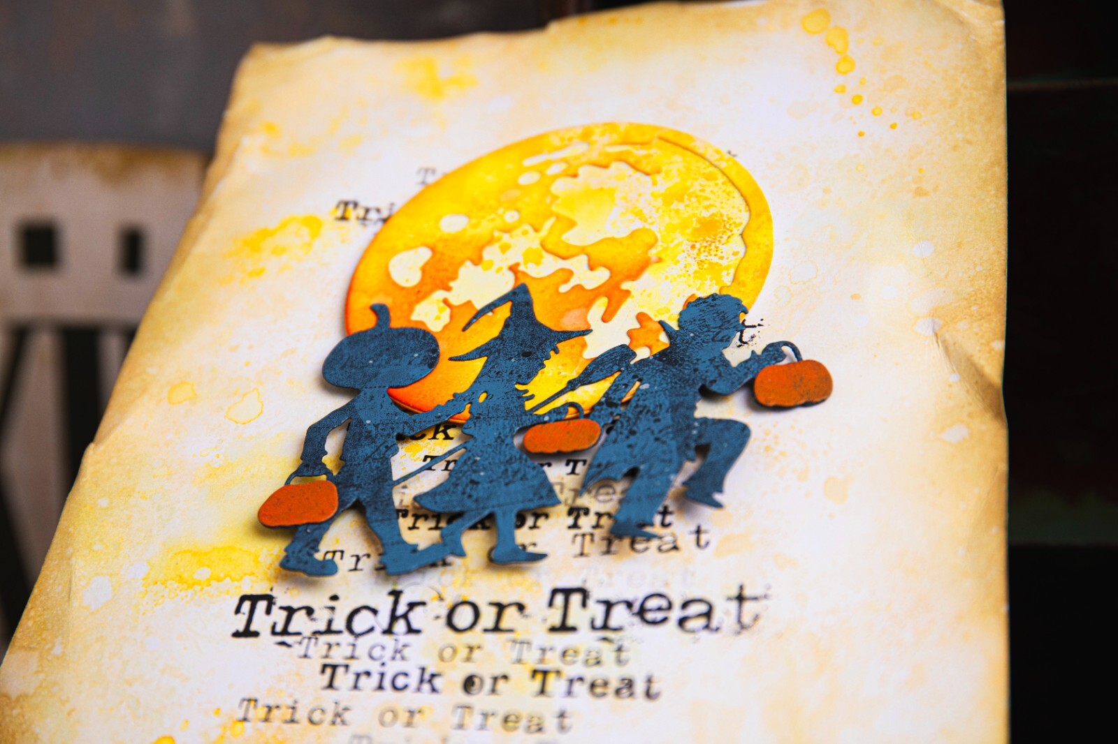 Sizzix Thinlits Halloween Night 10pc set #666384 Retail $29.99 by Tim Holtz
