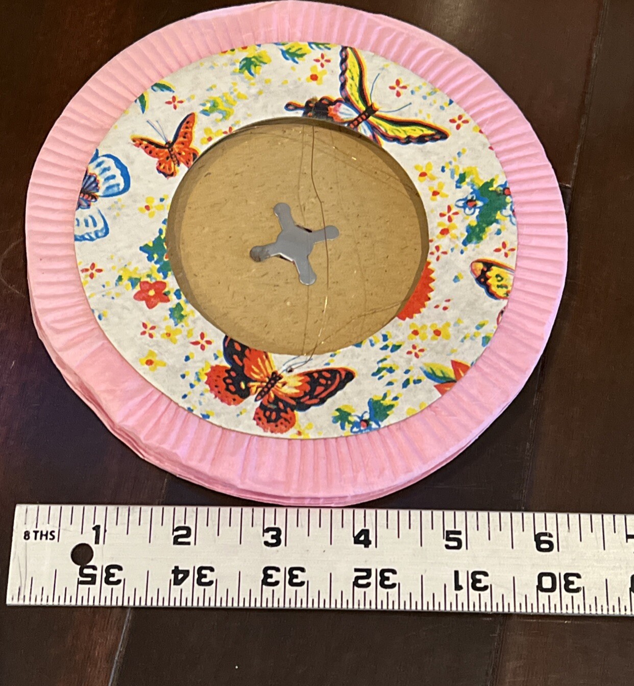 Vintage Small Chinese Paper Lanterns Butterflies & Flowers Sealed Lot Of 8