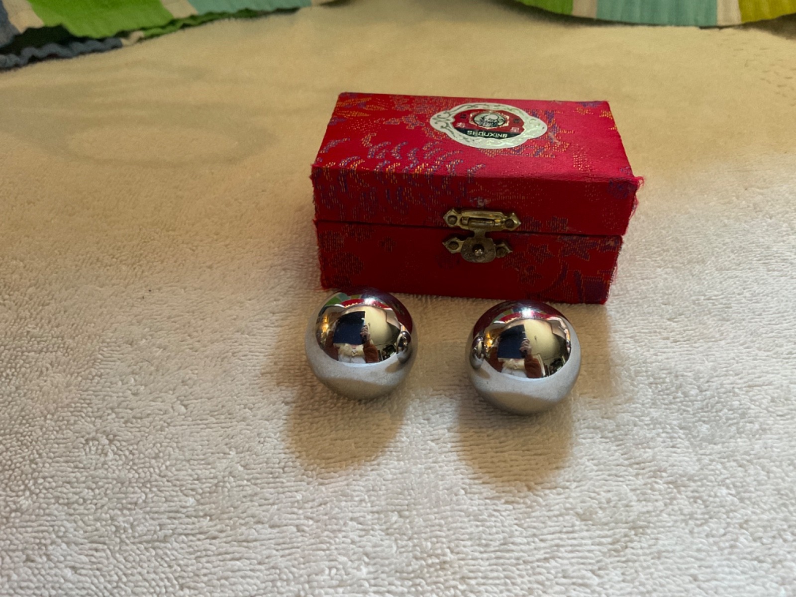 Chinese Baoding Balls Hand Therapy Exercise Stress Relief Balls 1-5/8 inch
