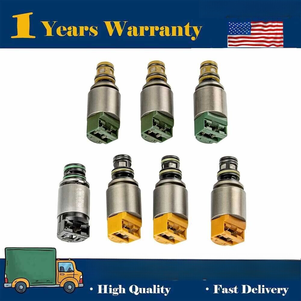 7x 6HP19 6HP26 6HP32 TRANSMISSION SOLENOID KIT Fit FOR BMW X3 X5 AUDI A6 A8 Q7
